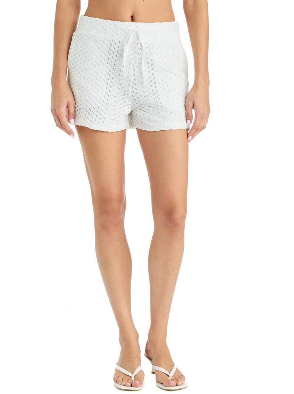 NEW DREW laila shorts in white